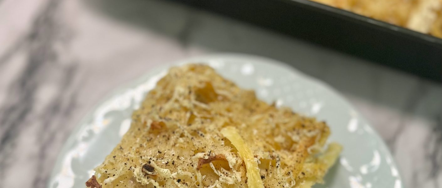 פשטידת פסטה וגבינות טבעונית