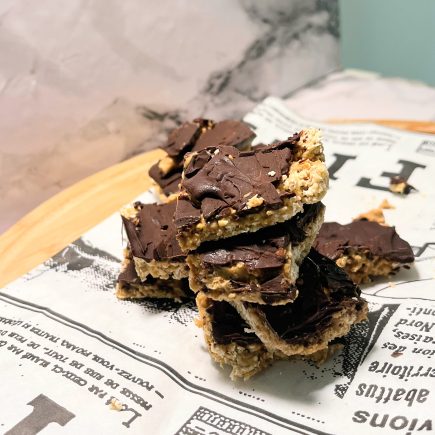 חיתוכיות שוקולד וקרמל טבעוני