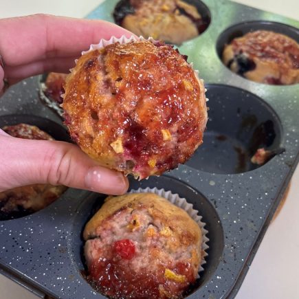 מאפינס לימון ופירות יער