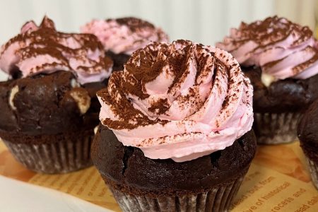 קאפקייקס שוקולד טבעוני